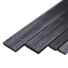 YUKI MODEL CFK-Flachprofil Carbon Kohlefaser 6,0 x 0,5 x 1000mm