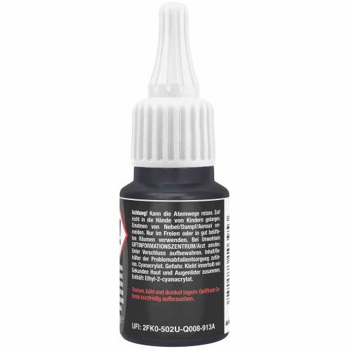 Everglue Sekundenkleber Cyanacrylat mittelviskos 20g...