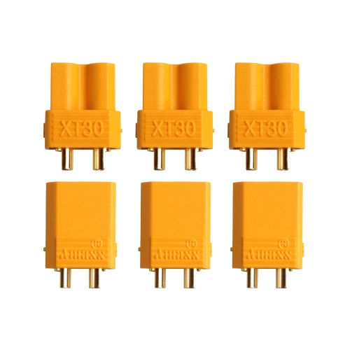 AMASS gold connector XT30U 3 pairs