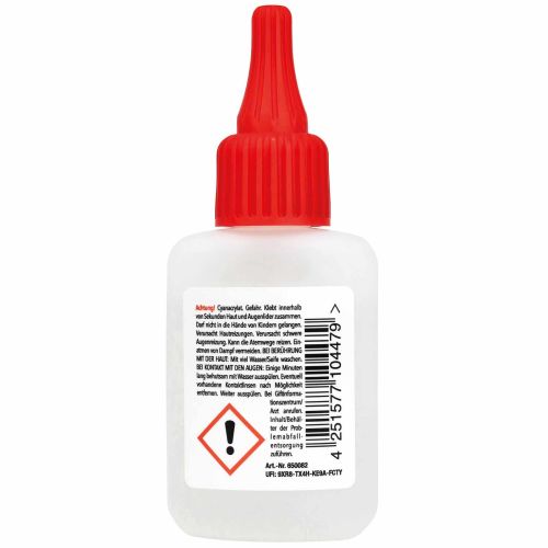 Everglue Sekundenkleber Cyanacrylat hochviskos 30g Dosierflasche