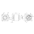 SPITZ Brushless Motor 5055-06 760KV