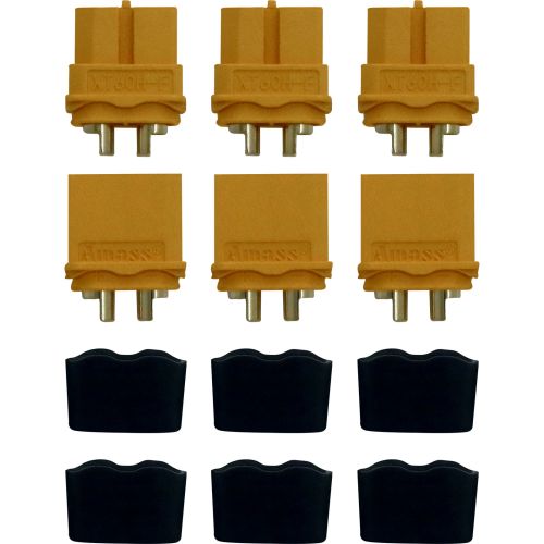 AMASS gold connector XT60L 3 pairs