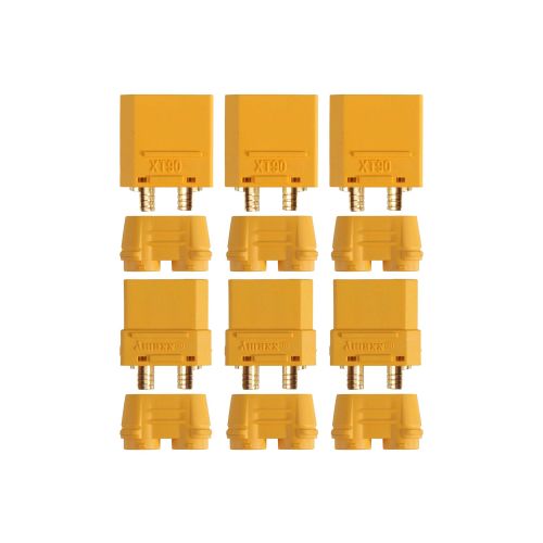 AMASS gold connector XT90 3 pairs