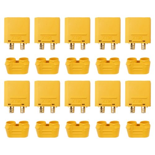 AMASS gold connector XT90S 10 plugs