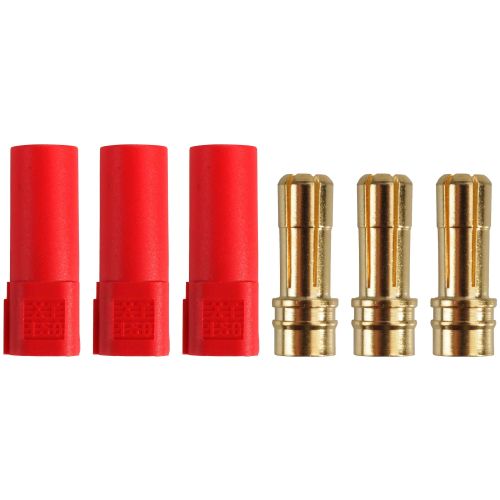 AMASS gold connector XT150 3 plugs red housing