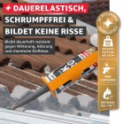 Everglue MK Pro 1K MS Polymer Klebstoff Dichtstoff UV-beständig grau 440g Kartusche
