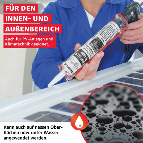 Everglue 1K MS Polymer Karosseriekleber flexibel silikonfrei weiß 440g Kartusche