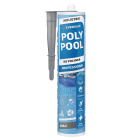 Everglue Poly Pool 1K MS polimero adesivo per piscine resistente ai raggi UV grigio 440g cartuccia