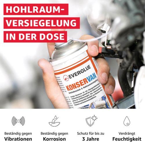 Everglue Konservan Korrosionsschutz Hohlraumversiegelung...