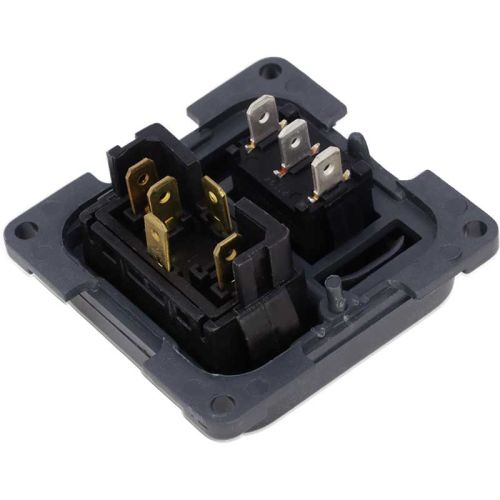 CBE MCGD5/G 12V dual switch with rocker and toggle switch RAL 7015 slate grey (single)