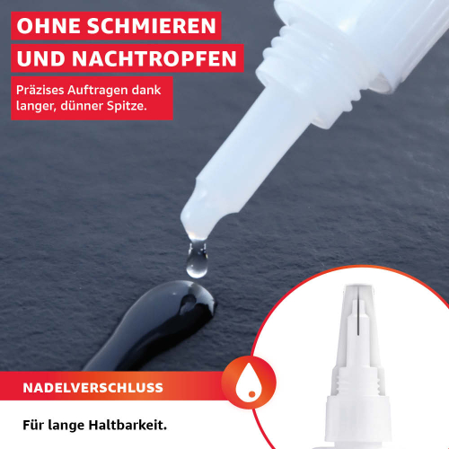 Everglue Sekundenkleber Cyanacrylat hochviskos 500g Dosierflasche
