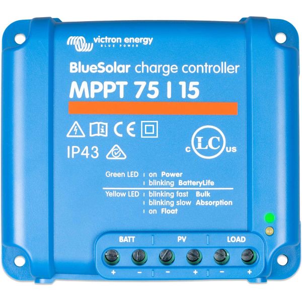 Victron Energy BlueSolar MPPT 75/15 Solarladeregler 12/24V 15A