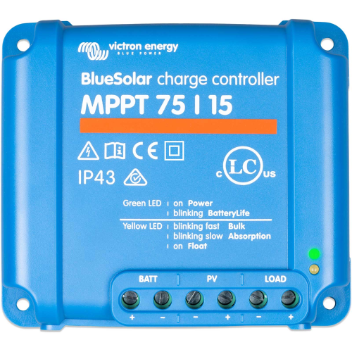 Victron Energy BlueSolar MPPT 75/15 Solarladeregler...