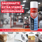 Everglue Industriekleber Extra Stark 140 Sprühkleber temperaturbeständig permanent haftend nicht korrigierbar 500ml Aerosol