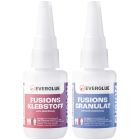 Everglue FUSION in a bottle consisting of 20g fusion adhesive dosing bottle + 40g fusion granulate dosing bottle