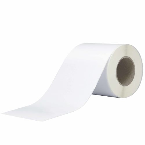 Everglue continuous labels white glossy paper 102mm x 33m...
