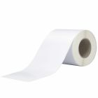 Everglue continuous labels white matte paper 102mm x 35m permanent adhesive suitable for Epson ColorWorks + Primera