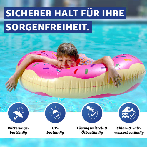 Everglue Poly Pool PVC-Folienkleber Quellschweißmittel für Weich-PVC wasserbeständig transparent 200ml Pinseldose