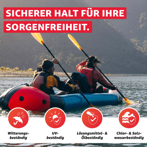 Everglue Teichfolienkleber Quellschweißmittel für Weich-PVC wasserbeständig transparent 200ml Pinseldose