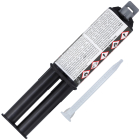 Everglue 2K MMA Everbond 2001 extrem hohe Festigkeit mit Beständigkeit gegen Benzin und Kerosin schwarz 25ml Doppelspritze 1:1