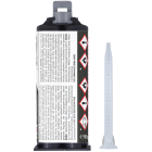 Everglue 2K MMA Everbond 2001 extrem hohe Festigkeit mit Beständigkeit gegen Benzin und Kerosin schwarz 50ml Doppelkartusche 1:1