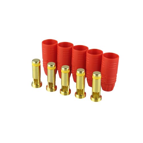 YUKI MODEL gold connector AS150 anti spark 5 plugs red...