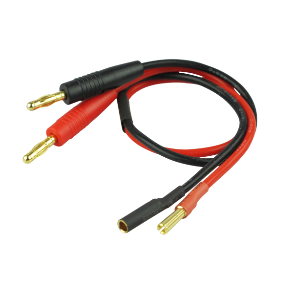 Charging cable gold connector Ø4.0mm 2.5mm² 30cm