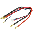 Charging cable gold connector Ø4.0mm 2.5mm² for hardcase 2S LiPo EH