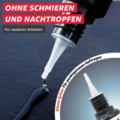 Everglue Sekundenkleber Cyanacrylat für Metall Plastik Styropor® mittelviskos 20g Dosierflasche