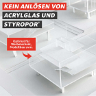 Everglue Sekundenkleber Cyanacrylat für Metall Plastik Styropor® mittelviskos 20g Dosierflasche