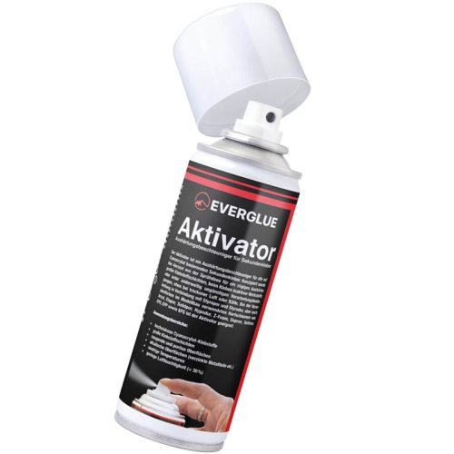 Everglue attivatore spray acceleratore di polimerizzazione per colla istantanea 200ml aerosol