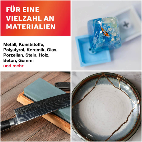 Everglue 2K 5-Minuten-Epoxy Epoxidharz 200g Dosierflaschen 1:1