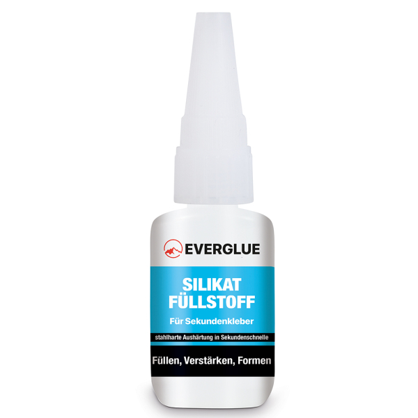 Everglue Silikat Füllstoff für Sekundenkleber 30g Dosierflasche