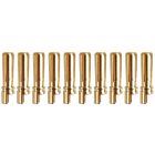 AMASS gold connector Ø4.0mm slotted spring solder bucket half open 10 plugs
