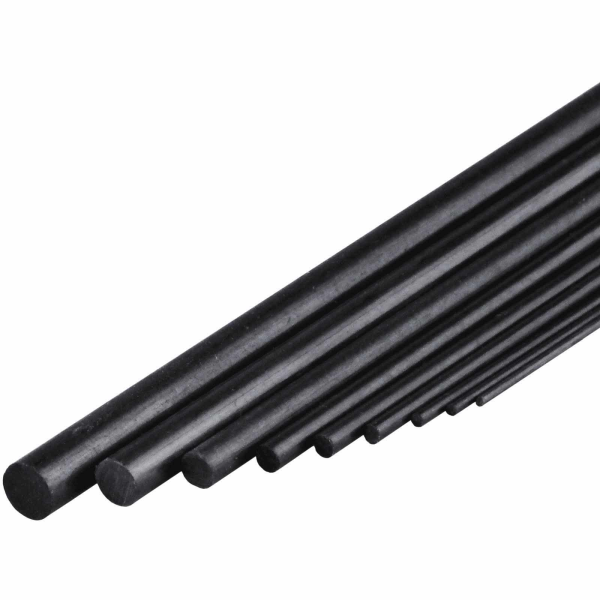 YUKI MODEL CFK-Rundstab Carbon Kohlefaser Ø1,2 x 1000mm