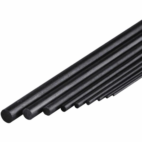 YUKI MODEL CFK-Rundstab Carbon Kohlefaser Ø2,5 x 1000mm