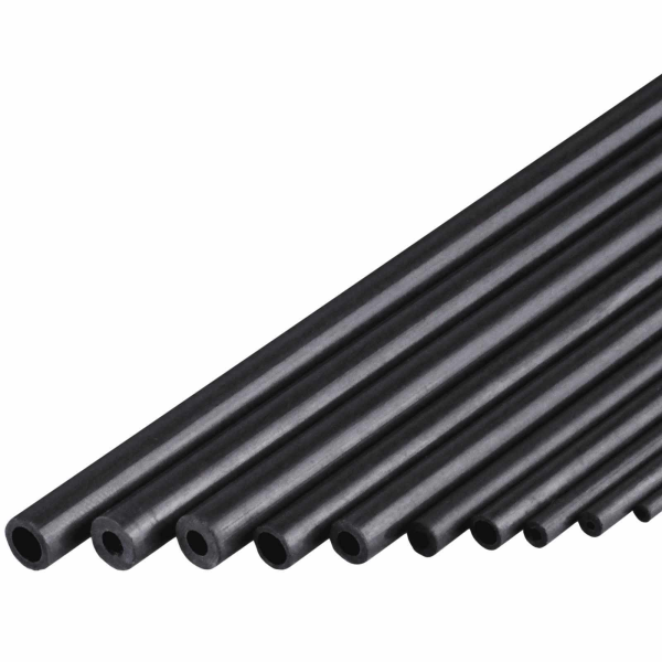 YUKI MODEL tubetto in fibra di carbonio Ø3,0 x Ø1,2 x 1000mm