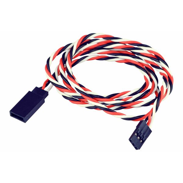 YUKI MODEL servo extention cable gold connector UNI 90cm twisted bulk