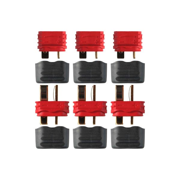 YUKI MODEL gold connector Deans Ultra Plug with insulating cap 3 pairs